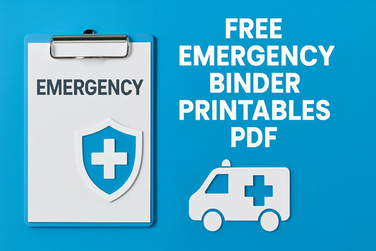 7 Essential Free Emergency Binder Printables PDF for 2025