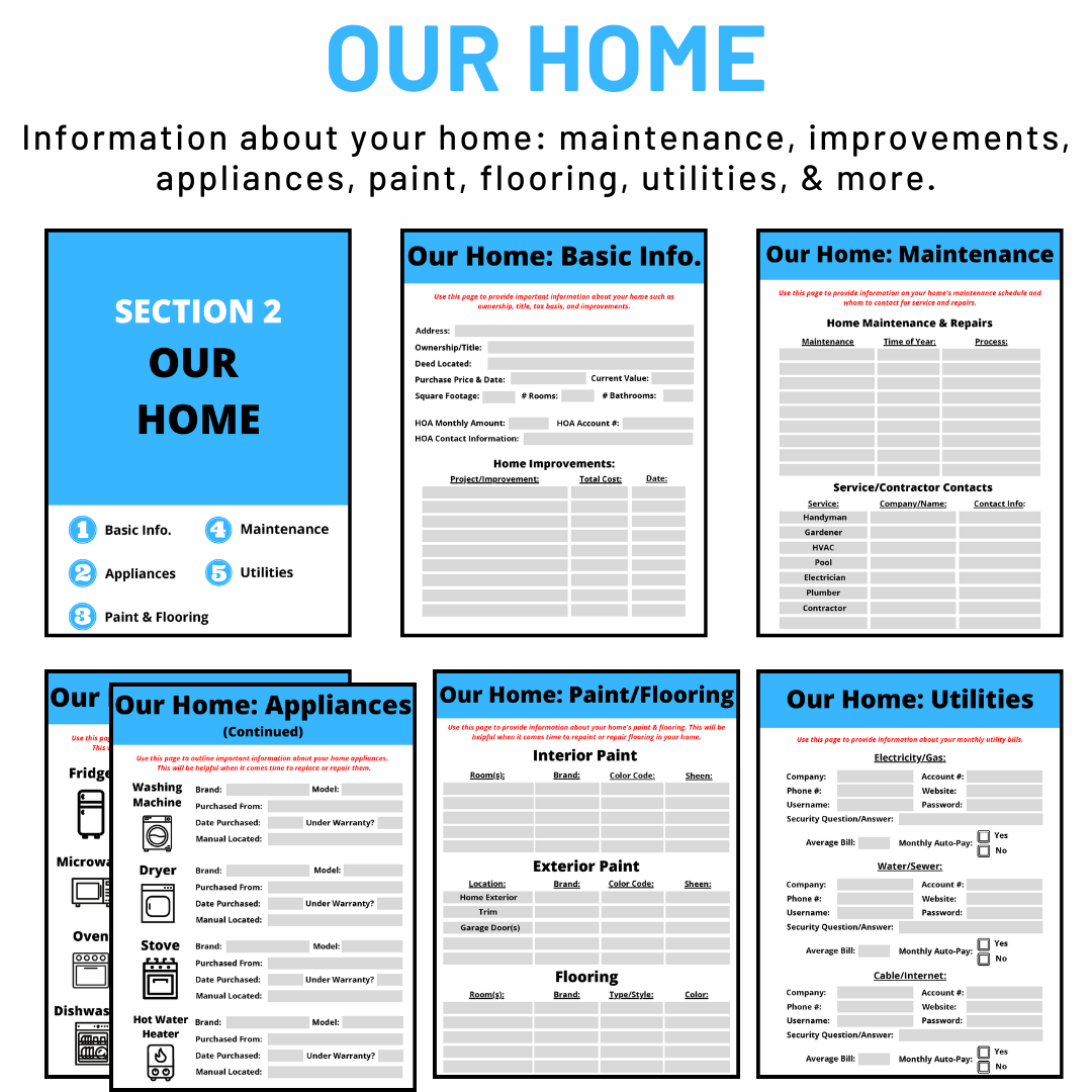 home binder system  