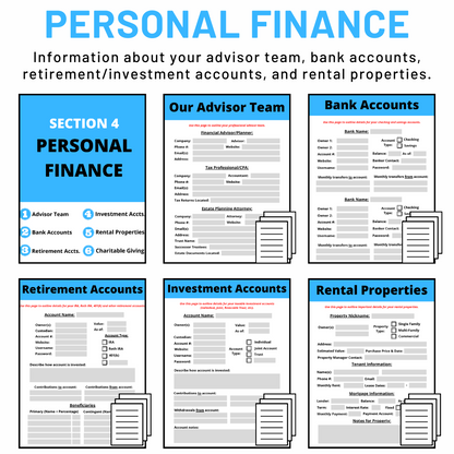 family organizational binder 